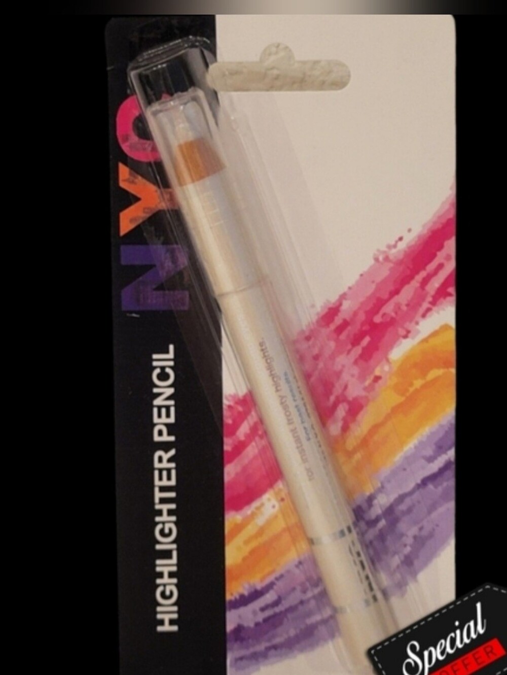 N.Y.C. Highlighter Pencil MISS SPARKLE Brand New & Sealed .088ozInstant Frosty